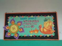 a sign on the wall that says happy diwali may this festival all colours & joy to your life