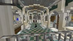 an image of a very large building that looks like it is in minecraft