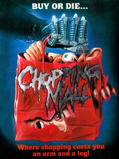 a movie poster for the horror film crippin's mail, with an arm and leg