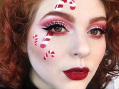 Candy Cane Makeup, Candy Makeup