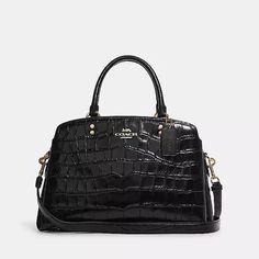 Like New Coach Lillie Carryall Bag With Croc Embossed Leather. A Beautiful Addition To Your Wardrobe. Comes With Shoulder Strap. Coach Lillie, Bags Coach, Carry All Bag, Embossed Leather, Coach Bags, Emboss, Shoulder Strap, Like New, Bag Lady