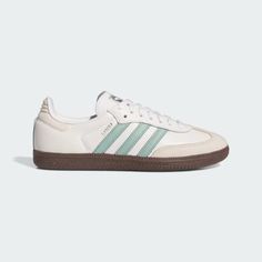 adidas Samba OG Shoes - White | Women's Lifestyle | adidas US Trendy Shoes For Women Sneakers, 00s Shoes, Spezial Shoes, Samba Og Shoes, Brown Adidas, Gazelle Shoes, Adidas Samba Outfit, Samba Shoes, Adidas Handball