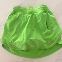 Never Worn Golf Skirt With Zipper Pocket Purchased New For $78 Green Workout Skort With Built-in Shorts, Green Skort With Built-in Shorts For Workout, Sporty Green Skort With Short Inseam, Green Casual Tennis Skirt For Workout, Casual Green Skort For Workout, Casual Green Tennis Skirt With Built-in Shorts, Sporty Green Mini Skirt, Short Green Skirt With Pockets, Green Tennis Skirt With Built-in Shorts