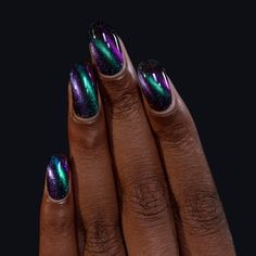 Oil Slick Nails, Space Nails, Colson Baker, Nails Salon