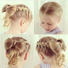 Kids Bob Haircut, Girls Updo, Girl Hair Dos, Flower Girl Hairstyles, Princess Hairstyles, Toddler Hair, Crazy Hair