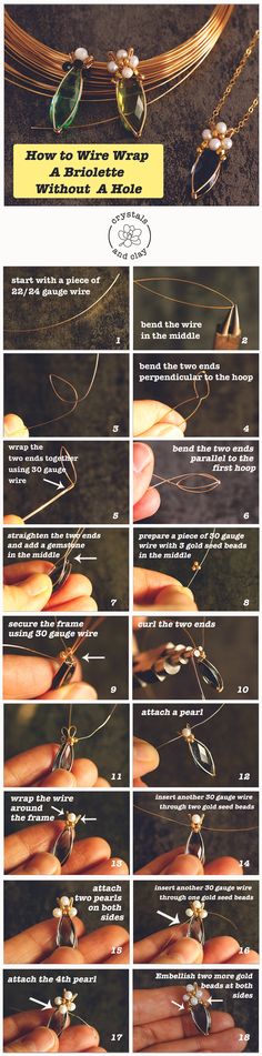 the instructions for how to make an origami necklace with swarong beads