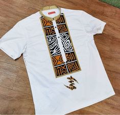 African T Shirts, Bold Fashion Outfits, Men Attire, African Attire For Men, Mode Kimono