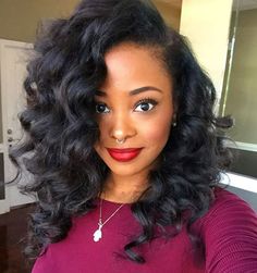 Our products are made with natural ingredients and are gentle on your deep wave- Indique Hair is the best way to achieve the hair you've always wanted. So what are you waiting for? Try Indique Hair today!
#blackhairstyles #blackhair #protectivestyles #naturalhair #deepwave #hair #blackgirlmagic #naturalhairstyles #hairstyles Kręcony Bob, Black Haircut Styles, American Hairstyles, Fishtail Braid, Crochet Braids Hairstyles, Curly Bob Hairstyles, Long Black Hair, Hairstyles Long, Long Hairstyles