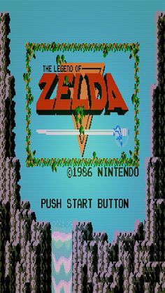 the legend of zelda title screen