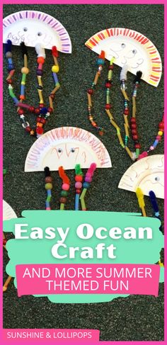 easy ocean craft and more summer themed fun