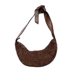 Art N Vintage Art N Vintage Bellini Crossbody Bag - Little Miss Muffin Children & Home Brown Woven Leather Rectangular Hobo Bag, Rectangular Brown Woven Leather Hobo Bag, Brown Woven Leather Hobo Bag, Brown Rectangular Woven Leather Shoulder Bag, Brown Woven Leather Shoulder Bag, Traditional Brown Bag With Woven Leather, Artisan Woven Leather Shoulder Bag For Daily Use, Artisan Brown Leather Hobo Bag, Brown Leather Artisan Hobo Bag