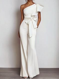 #CasualChic #TwoPieceSet #SolidColorOutfit #VNeckStyle #EffortlessFashion #LongSleeveLook #MatchingSet #MinimalistStyle #ComfyAndStylish #EverydayOutfit #YellowDress #GreenColorDress #PartyWear #long coat set #SleevesLess #OffShoulder Chic Jumpsuits For Women, Elegant White Jumpsuit For Formal Occasions, Elegant One-piece Jumpsuit For Work, Elegant One-piece Jumpsuits And Rompers For Work, White Fitted One-piece Jumpsuit, Fitted White One-piece Jumpsuit, White Fitted One-piece Jumpsuits And Rompers, White One-shoulder Jumpsuit For Evening, White Fitted One-shoulder Jumpsuit