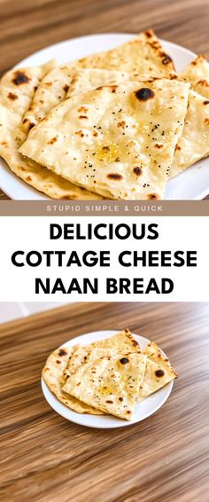 Image for Delicious Cottage Cheese Naan Bread Cottage Cheese Naan Bread, Cheese Naan Bread Recipe, Meditation Diet, Cottage Cheese Bread, Cheese Sauces, Cottage Cheese Recipes Healthy, Cheese Naan, Naan Bread Recipe, Recipes With Naan Bread