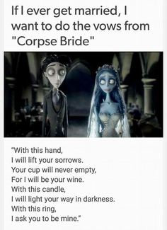 an image of corpse bride and the corpse bride in corpse bride movie quotes, funny pictures,