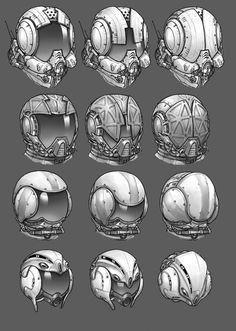 some kind of helmet that is very detailed