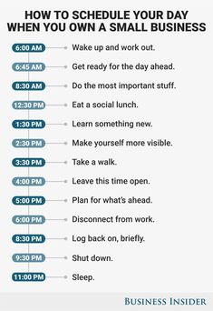 a poster with the words, how to schedule your day when you're unemployed