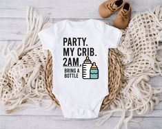 Party At My Crib Onesie, Baby Shower Paint Onsies, Game Of Thrones Onesie, Onesie Decorating Ideas, Cute Baby Onesies Sayings, Funny Onesies For Babies, Baby Onesies Cricut, Cute Onesies For Babies, Cricut Baby Onesie