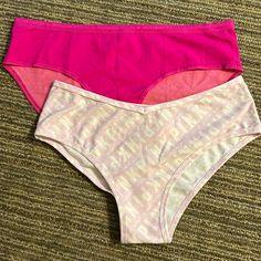 Victoria’s Secret Panty Bundle. Both Nwt, Never Been Worn. Dark Pink Is A Large Hiphugger. Lavender With “Pink” Is A Large Cheeky Panty. Victoria's Secret Pink Brief Bottoms, Victoria's Secret Pink Stretch Bottoms, Pink Stretch Bottoms By Victoria's Secret, Victoria's Secret Brief Bottoms For Loungewear, Vs Panty, Dark Pink, Women's Intimates, Victoria’s Secret, Victoria's Secret