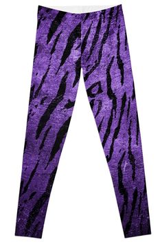 Super stretchy and durable polyester full-length leggings. Vibrant high-quality sublimation print across the front and back. Size range XXS-XL. A distressed purple zebra print in a grunge, alternative style. Purple Zebra Pants, Purple Zebra Print, Purple Zebra, Alternative Style, Print Leggings, Printed Leggings, Zebra Print, Alternative Fashion, Sublimation Printing