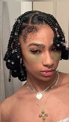 Flat Cornrows Natural Hair, Hairstyle Ideas Black Women Natural Hair, Yoruba Braids, Natural Hair Goddess Braid, Beaded Braids Black Women, Cute Natural Protective Hairstyles, Dreads Hairstyle For Women, Natural Hair Braids With Beads, Creative Hairstyles For Black Women