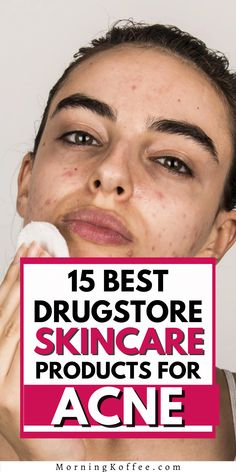 Drugstore Anti Aging Products, Acne Skincare Products, Best Drugstore Skincare Products, Skin Care Products For Acne, Skincare Products For Acne, Products For Acne, Forehead Acne, Natural Face Cleanser, Pimples Remedies