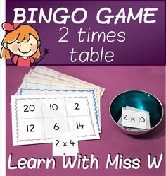 an image of a game with numbers and times to learn how to use them for math practice