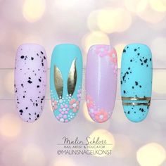 30 Adorable Easter Nail Designs to Inspire You Spring Gel Nails Ideas, Cute Easter Nails, Easter Nails Design Spring, Cute Chicks, Easter Nail Art Designs, Crackle Nails, April Nails, Easter Nail, Natural Nail Art