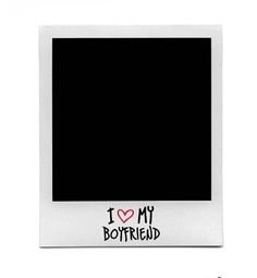 an i love my boyfriend photo frame with the words'i love my boyfriend'on it