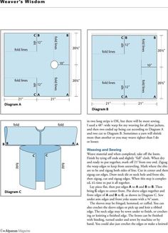 the sewing pattern shows how to make an origami shirt with sleeves and collars