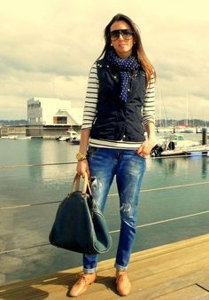 Outfit Camp, Mom Clothing, Blue Outfits, Fashion 101, Vest Outfits, Fall Fashion Outfits, Girly Fashion, Preppy Outfits, Outfits Casuales