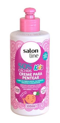 Creme Para Pentear Salon Line Sos Cachos Kids 300ml Kids Salon, Hand Soap, Soap Bottle, Hand Soap Bottle, Soap, Personal Care