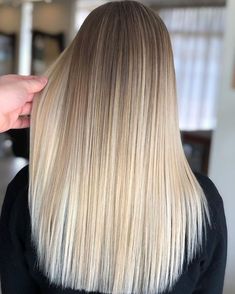 Blended Blonde, Hair Dye Tips, Ombre Hair Blonde, Dyed Blonde Hair, Real Human Hair Extensions, Gorgeous Hair Color, Blonde Hair Shades