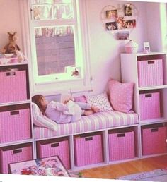 Diy Girls Bedroom, Girls Playroom, Messy Room, Kids Room Organization, Room Remodel, Toddler Bedrooms, Toy Rooms