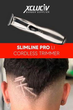 Introducing the Slim Line Pro Li Trimmer, your ultimate grooming companion. With a powerful lithium-ion battery providing up to 2 hours of runtime on just a 2-hour, 15-minute charge, you'll never miss a beat. Experience increased speed, power, and longevity with our improved motor, all in a balanced, ergonomic design perfect for light-duty touch-ups and neckline trimming. Elevate your grooming routine with precision and ease. #Grooming #Trimmer #LithiumIon Run Time, Electric Razor, Grooming Routine, Ergonomic Design, Shaving, Design