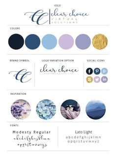 the font and color scheme for an elegant wedding website, with different colors to choose from