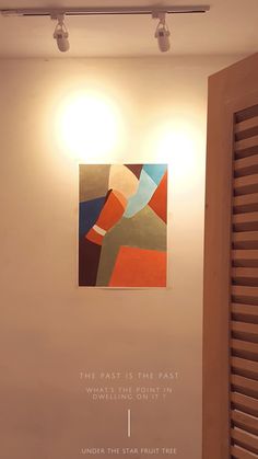 Under The Star Fruit Tree | Kost Kebon Kacang | Boutique Kost Art Gallery Past Is Past, Bold Abstract Art, Colorful Mid Century Modern, Mid Century Modern Art Print, Apartment Wall Art