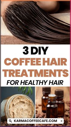 Coffee Hair Scrub Diy, Coffee Hair Rinse, Hair Masks For Hair Growth Homemade, Coffee Hair Mask For Hair Growth, Coffee Hair Mask, Almond Aesthetic, Homemade Hair Masks, Coconut Oil Hair Mask Diy