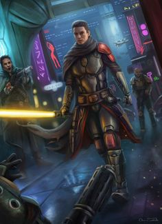 Star Wars OC: Neph Fenri by Jorsch on DeviantArt - Star Wars Canvas Art - Ideas of Star Wars Canvas Art #starwarsart #starwarscanvasart #swart - Jedi Tattoo, Jedi Wallpaper, Star Wars Canvas Art, Grey Jedi, Mara Jade, Star Wars The Old, Star Wars Characters Pictures, Star Wars Concept Art, Star Wars Rpg