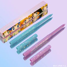 Tokyo Love Creme Gel Liner Set | ColourPop Blotted Lip, Sailor Moon Makeup, Princess Pumpkin, Sailor Guardians, Cream Eyeliner, Natural Mascara, Colourpop Makeup, Blue Eyeliner, Fancy Makeup