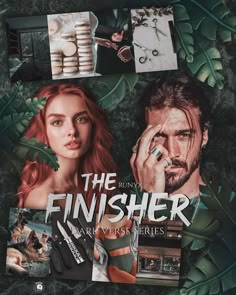 the finisher movie poster with two women and one man in front of green leaves