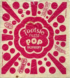 the cover art for tootsie filled pop raspberry