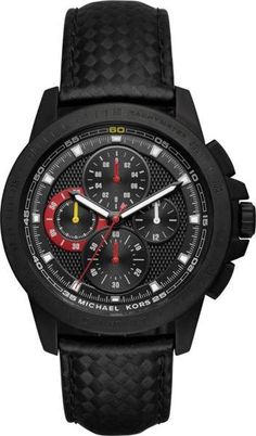 Michael Kors MK8521 Black Ion Plated Stainless Steel 43mm Mens Watch Michael Kors Mens Watch, Mens Watches Popular, Nixon Watch, Black Gold Jewelry, Michael Kors Men, Mens Watches Black, Vintage Watches For Men, Fossil Watches, Mens Black Leather