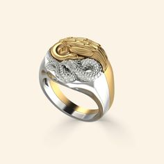 This Yin Yang ring set is a harmonious fusion of ancient Chinese philosophy and Korean iconography, meticulously crafted to encapsulate the intertwined forces of opposites. The Yin Yang Dragon + Phoenix Ring Set set comprises two rings, each a unique embodiment of the yin-yang concept, where the dragon and phoenix seamlessly converge in a dance of balance and interconnectedness. Set of 2 QTY rings. To maintain its shine, scrub it gently with a soft cloth using warm water and detergent-free soap. Dry and store in a safe place to protect against daily exposure. Yin Yang Dragon, Phoenix Ring, Chinese Philosophy, Dragon Phoenix, April Birthstone Jewelry, Dragon Ring, Forever Jewelry, Lunar New Year, Jewelry Ring Box