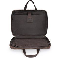 This leather computer bag for men protect your gadgets.To ensure your computer is safe,our men’s leather bag includes a thick protection pocket in the laptop compartment.Business bag for men should include protection for all your gadgets,and our bag offers the best protection.    ITEM FEATURES   - 1 x Front Zipper Compartment (3 x Slot Pockets) - 1 x Main Compartment - 1 x Laptop Compartment - 1 x Back Zipper Compartment - 1 x Back Buckle Compartment - Multiple Slot Pockets - Genuine Leather & Durable - Detachable Shoulder Strap - Fit 15.6" Laptop     🎁🎁🎁The bag will be sent by registered, priority mail with a Woosir free gift.    ITEM DETAILS   *Item Type: Briefcase *Material: Crazy Horse Leather *Size: L41 *W5 *H30(CM) *Color: Dark Brown *Closure Type: Zipper *Style: Vintage    CAR Functional Rectangular Briefcase With Laptop Sleeve, Functional Leather Cases For Everyday Use, Leather Laptop Bag With Sleeve For Everyday Carry, Functional Brown Leather Laptop Bag, Functional Leather Briefcase For Business Trips, Leather Satchel With Laptop Sleeve For Everyday, Functional Business Laptop Bag With Sleeve, Functional Business Laptop Bag With Laptop Sleeve, Functional Business Briefcase With Laptop Sleeve