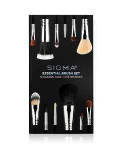 What It Is:This 12-piece essential makeup brush kit is a perfect option if you're looking for a starter set or need to refresh your basic beauty supply.Set Includes:- F30 Large Powder Brush (8.1L)- F50 Duo Fibre Brush (7.6L)- F40 Large Angled Contour Brush (7.4L)- F60 Foundation Brush (7L)- F70 Concealer Brush (7.1L)- E40 Tapered Blending Brush (7.9L)- E60 Large Shader Brush (7.2L)- E55 Eye Shading Brush (7.2L)- E70 Medium Angled Shading Brush (7L)- E30 Pencil Brush (7L)- E65 Small Angle Brush ( Chanel Brush Set, Eye Shading, Sigma Beauty Brushes, Luxury Makeup Brush Set, Small Makeup Brush Set, Essential Makeup Brushes, Essential Makeup, Pencil Brush, Shading Brush