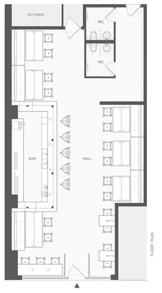 the floor plan for an office