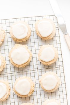 These are soft, chewy pumpkin sugar cookies that are melt-in-your mouth delicious. You'll love this recipe that features a cream cheese glaze for a little fall flavor you'll want to savor all year! Thanksgiving Cookies Decorated, Spice Sugar Cookies, Cookies Pumpkin, Quick Cookies Recipes, Recipe Thanksgiving, Pumpkin Sugar Cookies, No Bake Pumpkin Cheesecake, Cinnamon Roll Cookies, Pumpkin Eater