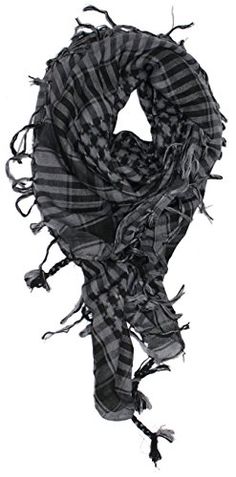 Truman & Sons – Men’s Cotton Keffiyeh Scarf in Charcoal Grey & Black | Keffiyehs.com - Shemagh – Arab Scarves Men Accessory, Man Scarf, Arab Scarf, Gentleman Lifestyle, Men Scarf, Mens Scarf, Elegance Dress, Men's Scarves, Desert Chic