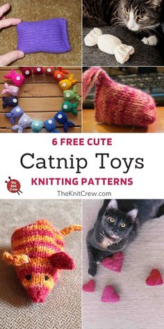 six free crochet catnip toys knitting patterns