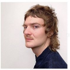 Wavy Hairstyles For Men in 2022 (with Pictures) Fringe Mullet Men, Blond Hair Man, Man Mullet, Fringe Mullet, Mullet Men, Mullet Long, Man Haircuts, Wavy Haircut, Top Hairstyles For Men